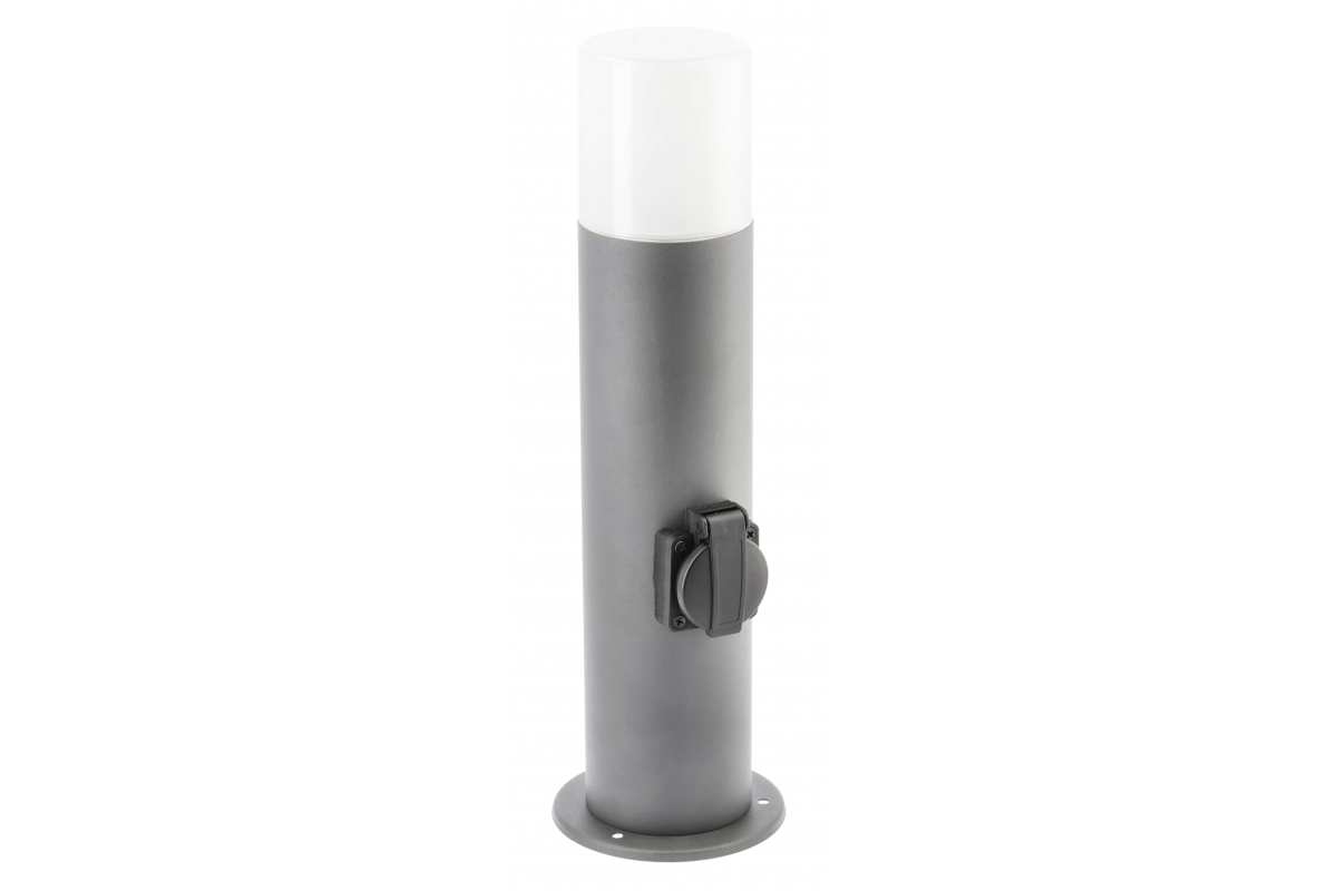 CORTA-P 40 garden lamp,E27, MAX.25W, IP44, AC220-240V, 50-60Hz, socket max. 3000W, bollard, graphite