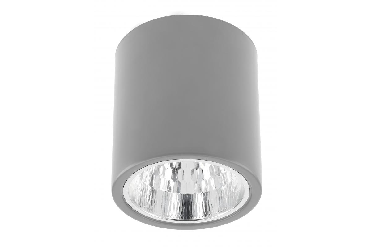 Ceiling fixture DRAGO, max 60W, E27, AC220-240V, 50-60Hz, IP20, 133 * 148mm, gray