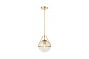 Ceiling luminaire DROP 2 , 7073, AC220-240V, 50/60Hz, 1*E27, max.25W, dia.21 cm, gold