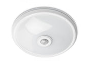 LED ceiling fixture ITALIA 12W with sensor, 900lm, IP20,  AC220-240V, 50/60Hz, beam angle 360°, neutral white, white housing