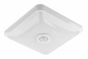 Ceiling light fixture ITALIA LED, square, with motion sensor,12W,900lm,IP20,AC220-240V,50/60Hz,360°,4000K