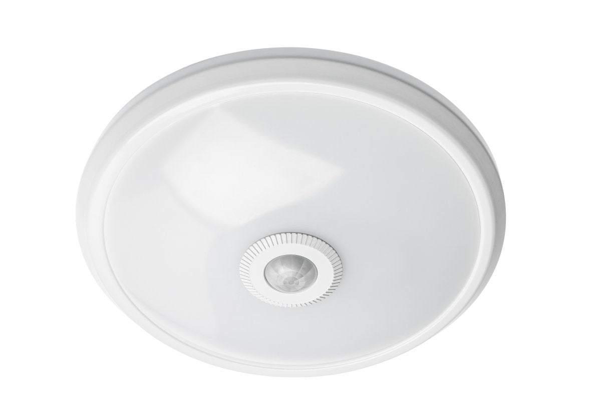 LED ceiling fixture ITALIA 16W with sensor, 1200lm, IP20,  AC220-240V, 50/60Hz, beam angle 360°, neutral white, white housing