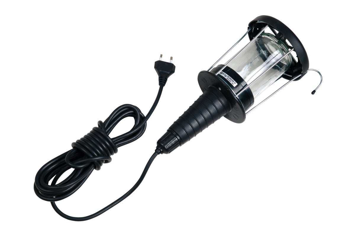 Portable  luminaire rubber, E27, max 60W, 5m