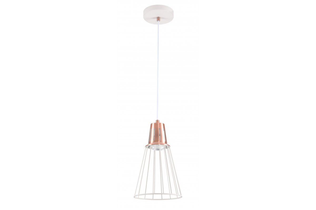 Ceiling fixture KALIOPE,8235,AC220-240V,50/60Hz,1*E27,max.40W,IP20, Diameter 18cm, single, white/silver