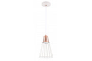 Ceiling fixture KALIOPE,8235,AC220-240V,50/60Hz,1*E27,max.40W,IP20, Diameter 18cm, single, white/silver