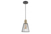Ceiling fixture KALIOPE,8068,AC220-240V,50/60Hz,1*E27,max.40W,IP20,  Diameter 18cm, single, black/gold