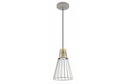 Ceiling fixture KALIOPE,8143,AC220-240V,50/60Hz,1*E27,max.40W,IP20,  Diameter 18cm, single, grey/gold