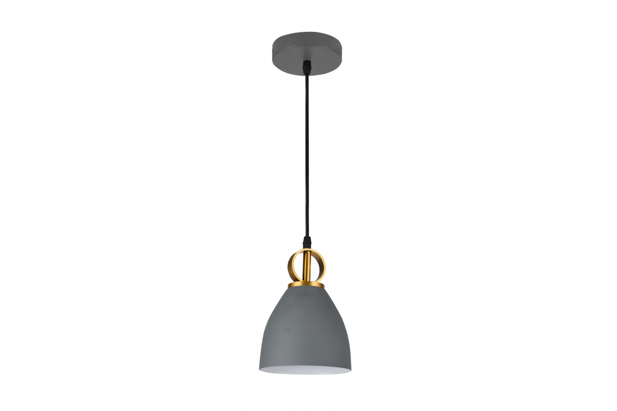 Ceiling fixture KERALA, 3321,AC220-240V,50/60Hz,1*E27, IP20, Diameter 16 CM,single, grey