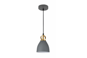 Ceiling fixture KERALA, 3321,AC220-240V,50/60Hz,1*E27, IP20, Diameter 16 CM,single, grey