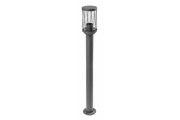 KERTA-P 80 garden light, E27, MAX.12W,IP44,AC220-240V,50-60Hz, bollard, graphite