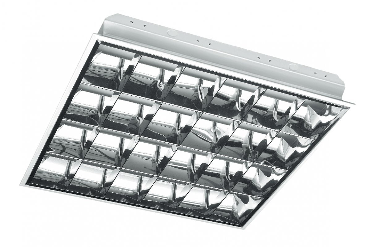 G-TECH LED louvre fixture 60, 4x60 T8 LED, G13, AC220-240V, 50/60Hz, IP20, with cables for T8 bulbs