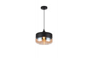 Ceiling fixture LENDER 2,8433,AC220-240V,50/60Hz,1*E27, IP20, Diameter 25 CM,single, black
