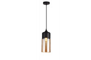 Ceiling fixture LENDER 3,9300,AC220-240V,50/60Hz,1*E27, IP20, Diameter 18 CM,single, black