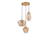 Ceiling fixture LIME 3P,7993,AC220-240V,50/60Hz,3*E27, IP20, Diameter 35 CM,triple,  gold