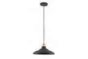 Ceiling fixture LORET L,9721 AC220-240V,50/60Hz,1*E27, max.40W,  Diameter 34,8 cm,IP20, single, black