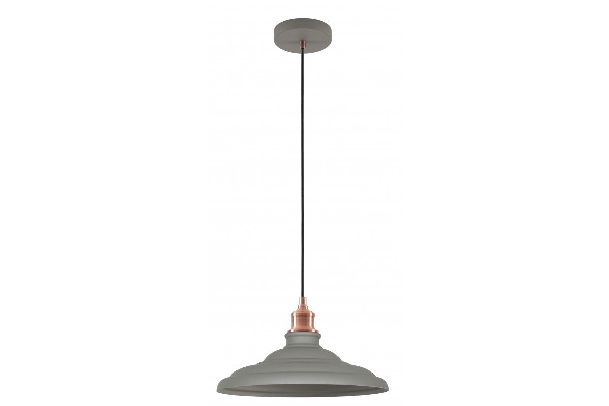 Ceiling fixture LORET L,9790,AC220-240V,50/60Hz,1*E27, max.40W, Diameter 34,8 cm,IP20, single, grey