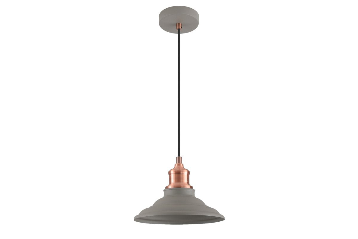 Ceiling fixture LORET M,8854,AC220-240V,50/60Hz,1*E27, max.40W,  Diameter 20,5cm,IP20, single, grey