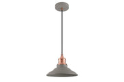 Ceiling fixture LORET M,8854,AC220-240V,50/60Hz,1*E27, max.40W,  Diameter 20,5cm,IP20, single, grey