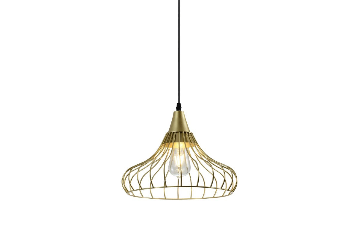 Ceiling fixture LOTTE,2646,AC220-240V,50/60Hz,1*E27, IP20, Diameter 33 CM,single, gold