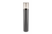 Garden luminaire MEDIO-P 50,E27, MAX.15W,IP54,AC220-240V,50-60Hz,post,graphite