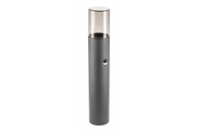 Garden luminaire MEDIO-P 50 PIR,E27, MAX.15W,IP54,AC220-240V,50-60Hz,post,graphite