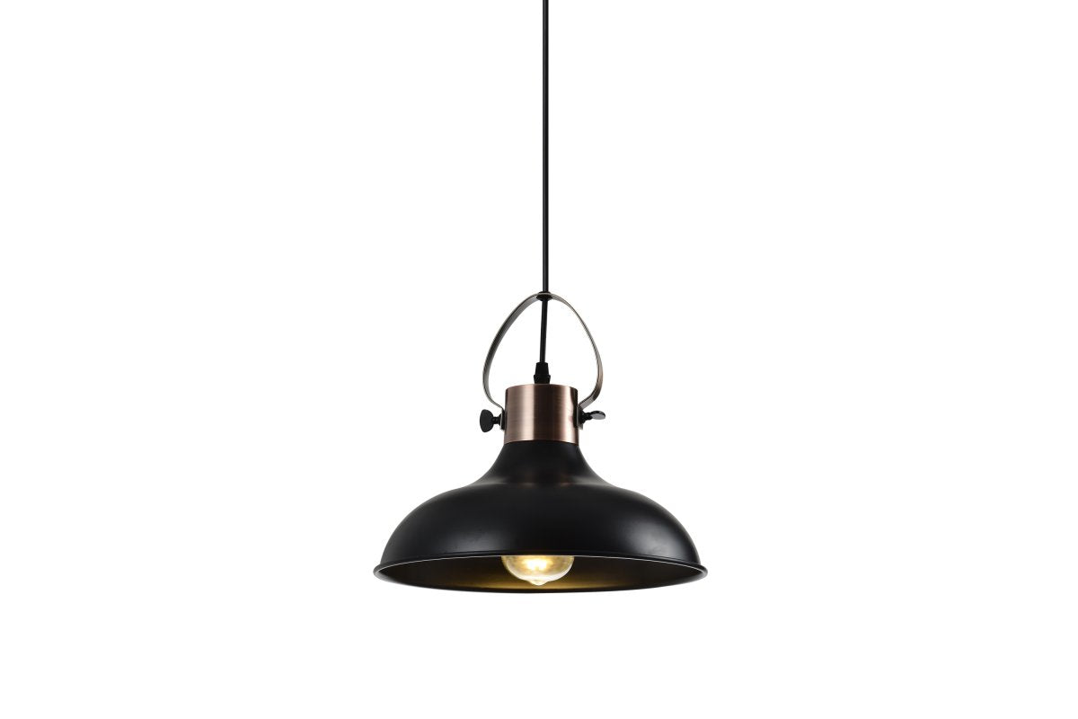 Ceiling fixture MEES,2363,AC220-240V,50/60Hz,1*E27, IP20, Diameter 30 CM,single,black