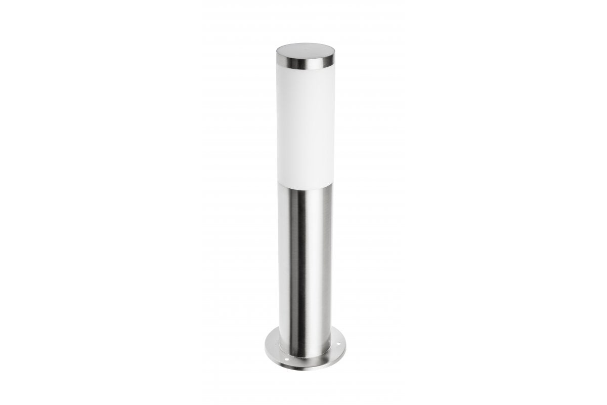 Garden luminaire MILAN-P 45,E27, MAX.40W, IP44, AC220-240V, 50-60Hz, pole, inox
