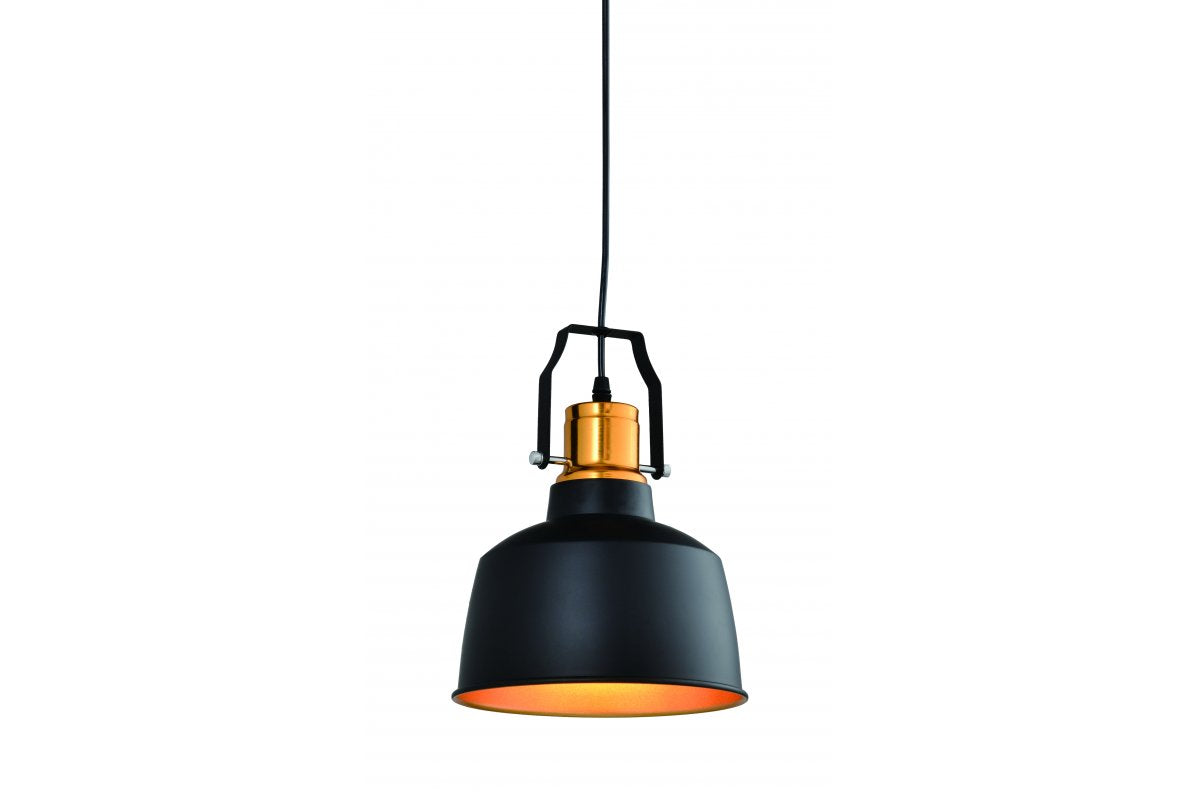 Ceiling fixture MONROE,6958,AC220-240V,50/60Hz,1*E27, IP20, Diameter 22 CM,single,black/gold