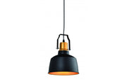 Ceiling fixture MONROE,6958,AC220-240V,50/60Hz,1*E27, IP20, Diameter 22 CM,single,black/gold
