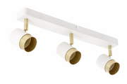 Ceiling luminaire ORIO, aluminum, 43.0x5.5x14.0, IP20, 3*GU10, max. 50W, round, white