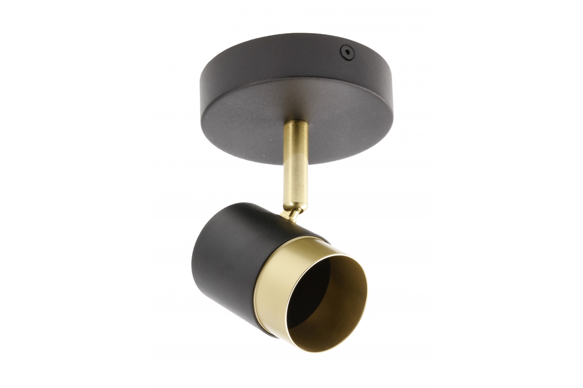 Ceiling luminaire ORIO, aluminum, 11.6x5.6x11.5, IP20, 1*Gu10, max. 50W, round, black