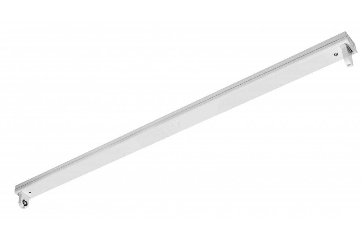 Fixture for LED tubes OSL SLIM-1x120 T8 LED, G13, AC220-240V, 50/60Hz, IP20, with wiring for one side power supply LED tubes, surface mounted, white housing