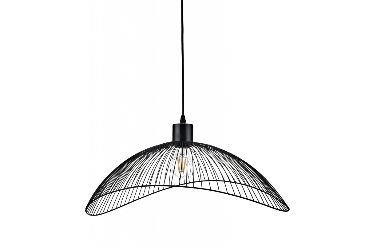 Ceiling fixture RETO 1,4137,AC220-240V,50/60Hz,1*E27, IP20, Diameter 40 CM, single, black