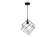 Ceiling fixture ROSA, 3437,AC220-240V,50/60Hz,1*E27, IP20,33CMX33CM,single, black