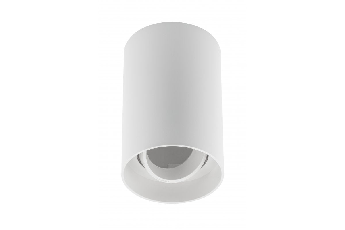 Ceiling light fixture RESTO, PC, ?80x125mm, IP20, max 20W, round, white