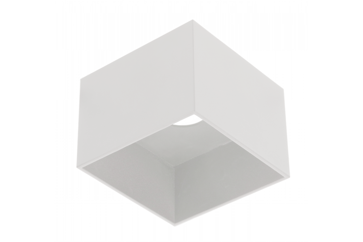 Ceiling fixture SAKURA,alum.,120x120x85,IP20,ES111,GU10,square,white