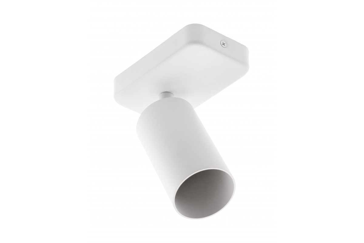 Wall luminaire SANTO BIS, aluminum, IP20, max. 20W, single, round, white