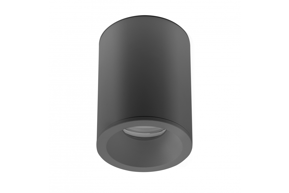 SENSA AQUA ceiling lamp, alum, 85x115, IP54, max 50W, circular, black