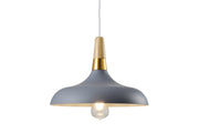 Ceiling fixture SKANDI 1,7368,AC220-240V,50/60Hz,1*E27, IP20, Diameter 35 CM, single, grey