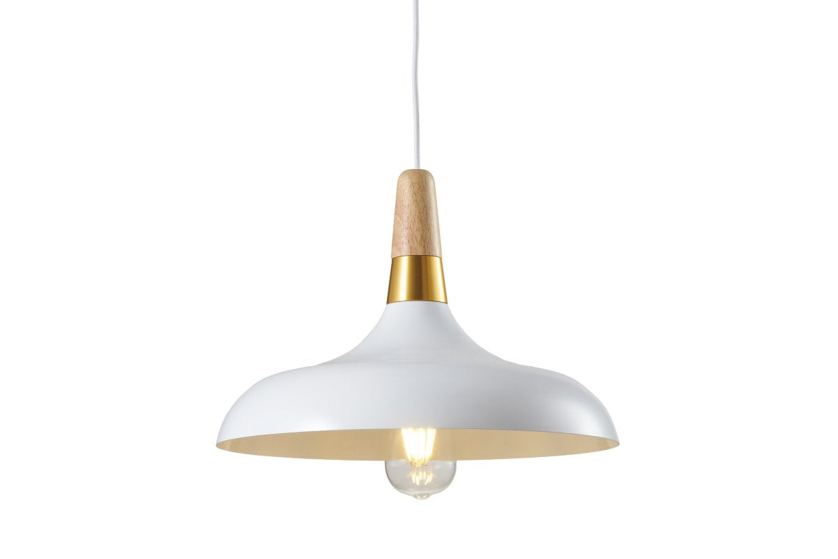 Ceiling fixture SKANDI 4,7504,AC220-240V,50/60Hz,1*E27, IP20, Diameter 35 CM, single, white