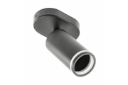 Solis ceiling luminaire, aluminium, 55x100 mm, IP20, 1*GU10, max. 50W, max. 250V, 50/60Hz, black