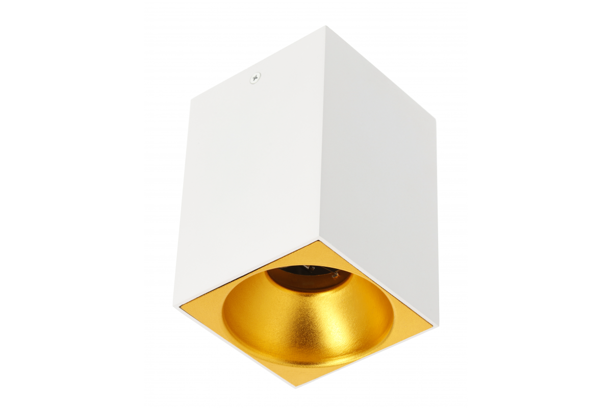 Ceiling fixture TENSA,alum.,90x90x140,IP20,GU10,square,white