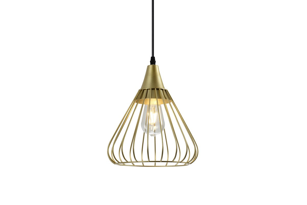 Ceiling fixture TESS,2516,AC220-240V,50/60Hz,1*E27, IP20, Diameter 24 CM,single, gold