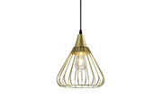 Ceiling fixture TESS,2516,AC220-240V,50/60Hz,1*E27, IP20, Diameter 24 CM,single, gold