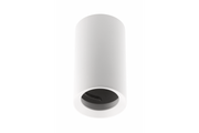 Ceiling luminaire TIPO alum, 65X115, IP20, max 50W, round white