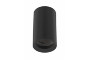 Ceiling luminaire TIPO, alum, 65x115, IP20, max 50W, round black