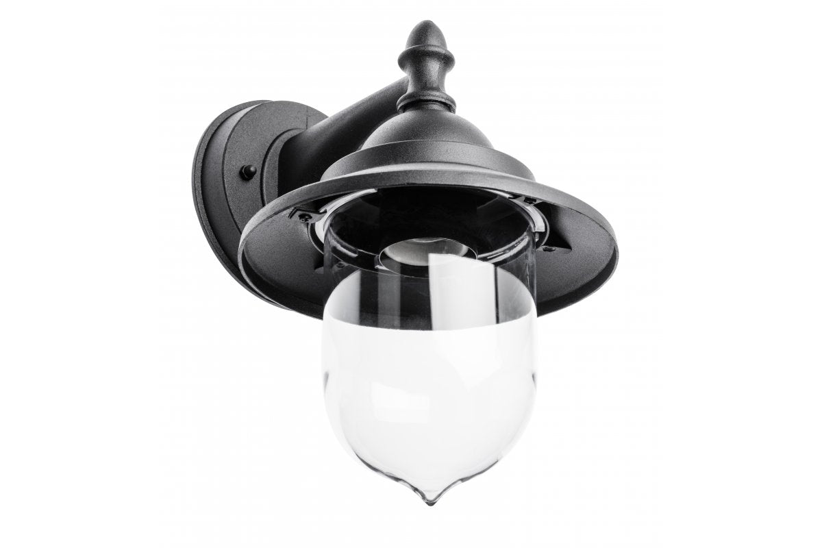 Garden luminaire TOSKANA-AD, E27, MAX.60W, IP54, AC220-240V, 50-60Hz, flat, black