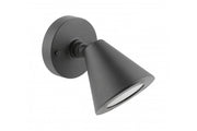 Garden fixture LUSTINO-D , GU10, MAX.20W, IP44, AC220-240V, 50-60Hz, bottom wall lamp, graphite