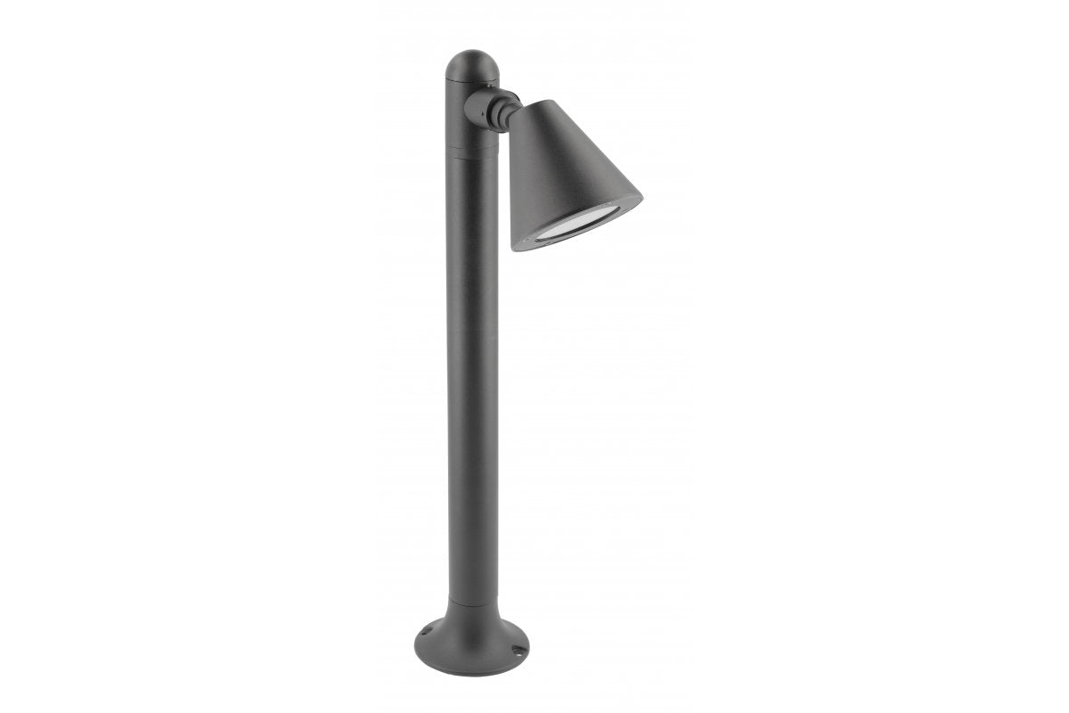 Garden fixture LUSTINO-P 50, GU10, MAX.20W, IP44, AC220-240V, 50-60Hz, mounting post, graphite