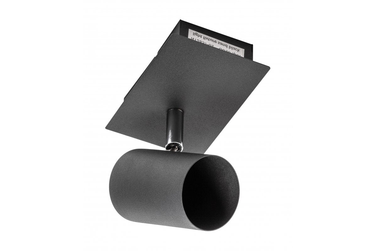 Ceiling luminaire VENETO, IP20, max. 20W, 1 x GU10, round, black